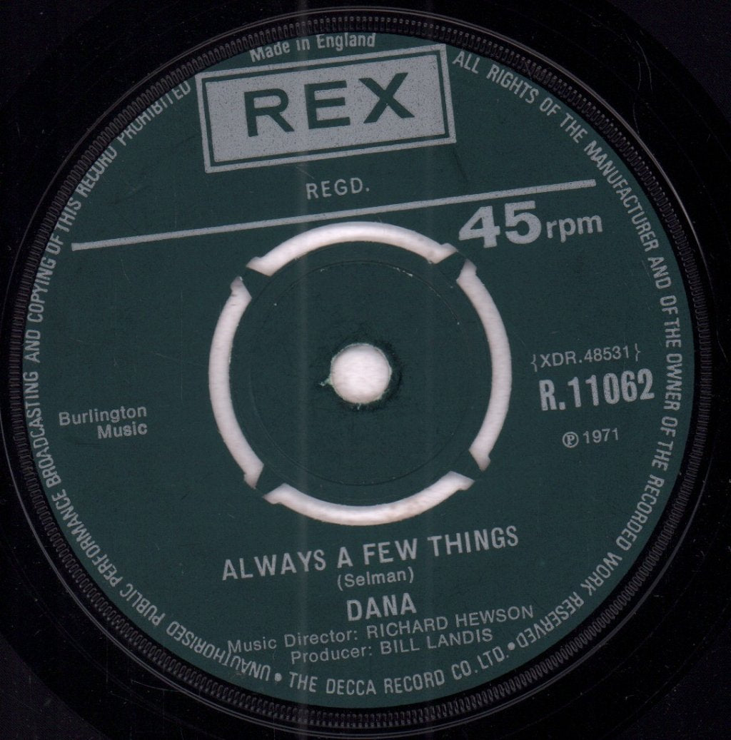 Dana - Always A Few Things - 7 Inch