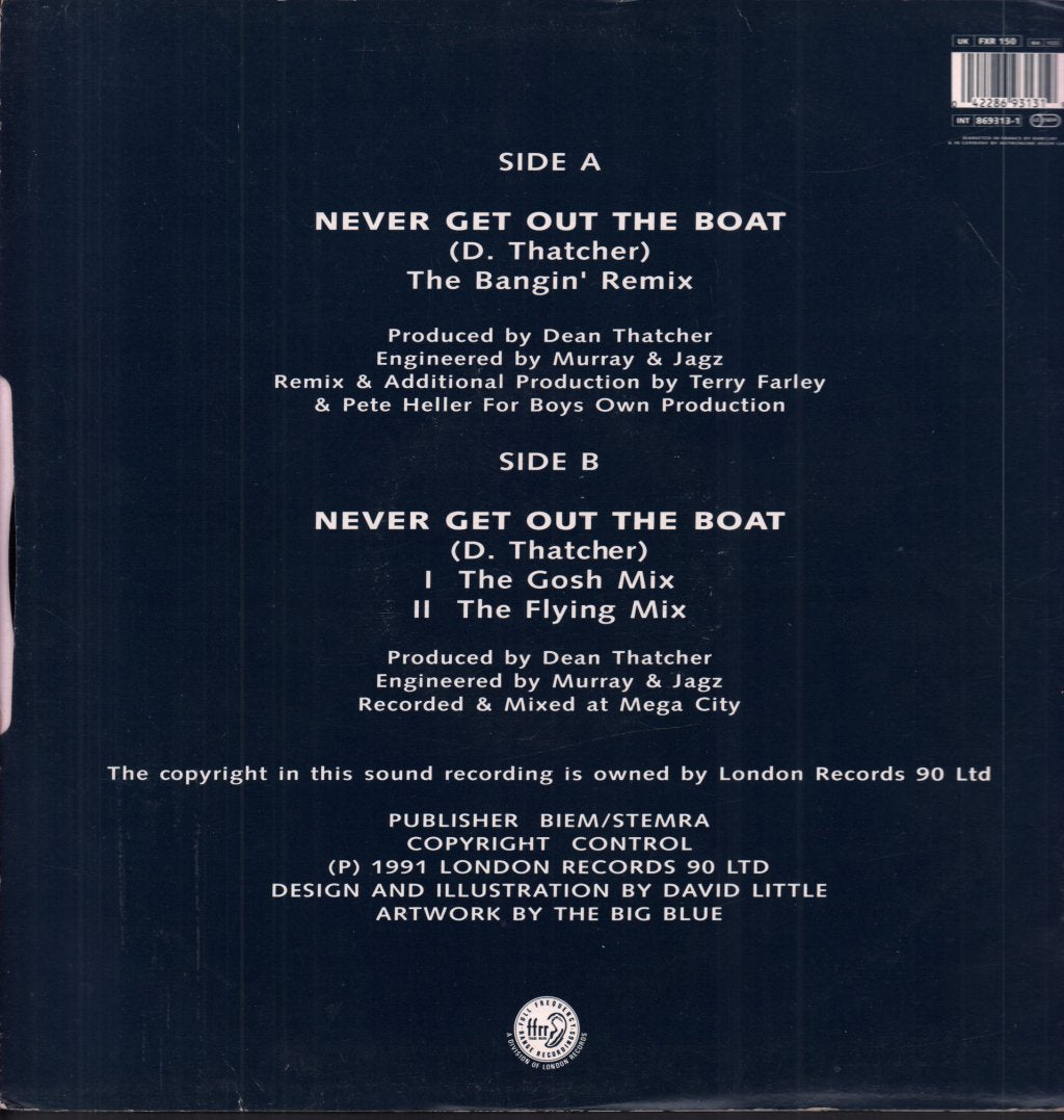 Aloof - Never Get Out The Boat - 12 Inch