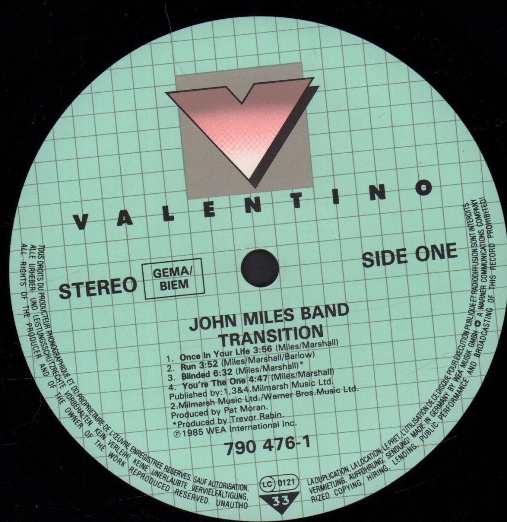 John Miles Band - Transition - Lp