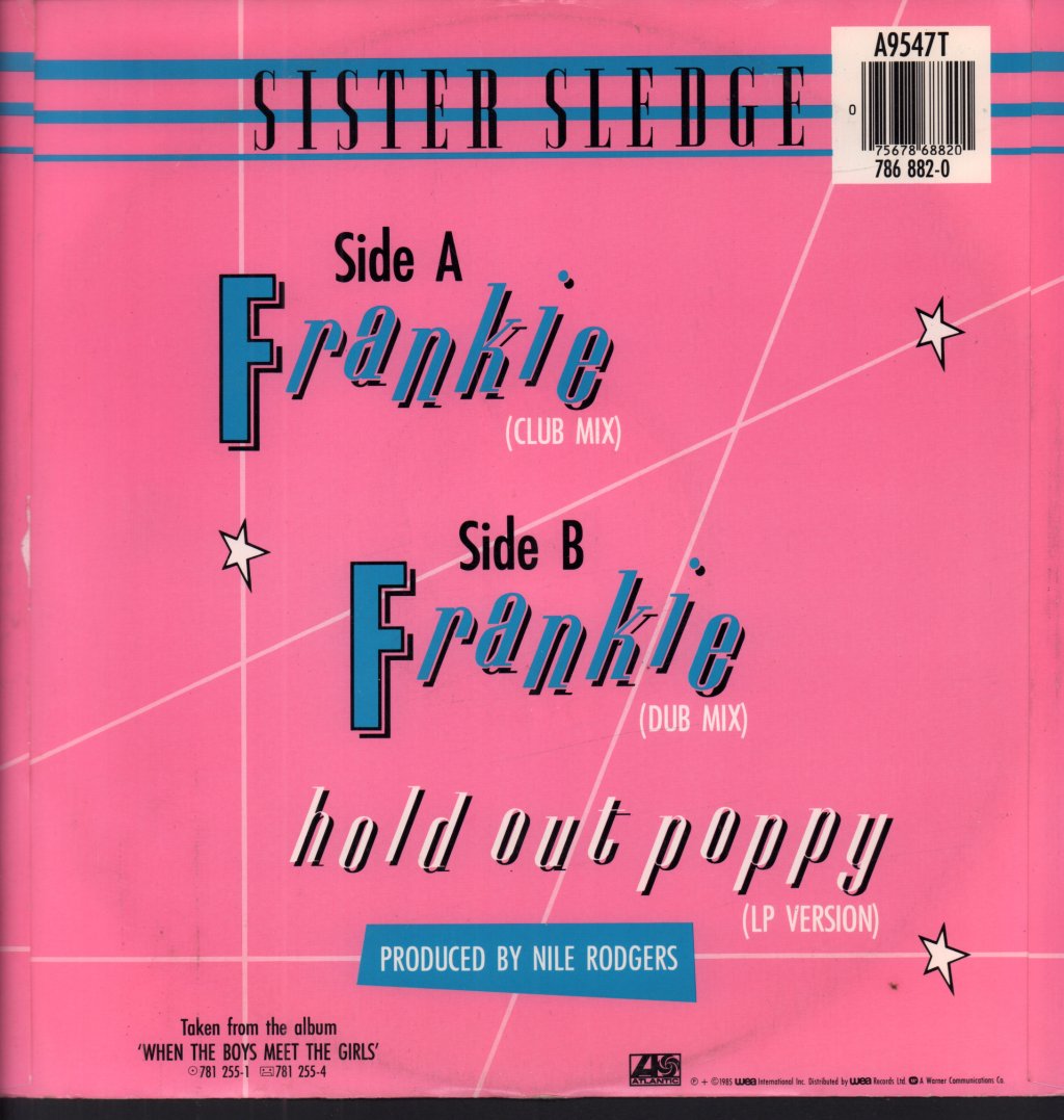 Sister Sledge - Frankie - 12 Inch