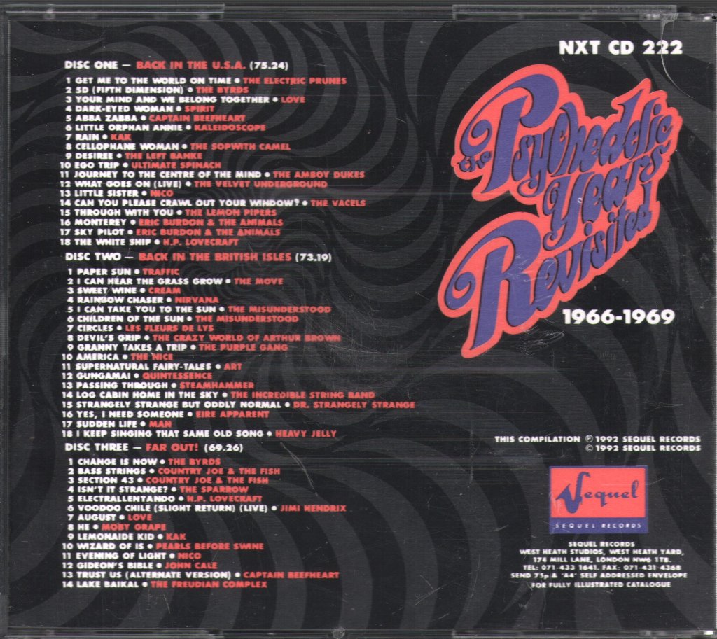 Various Artists - Psychedelic Years Revisited - Cd Set