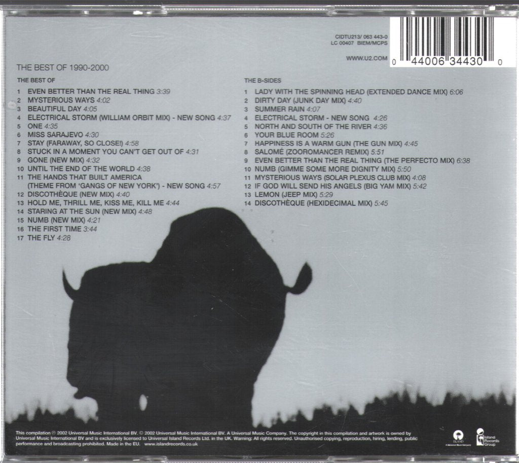 U2 - Best Of 1990-2000 - Double Cd