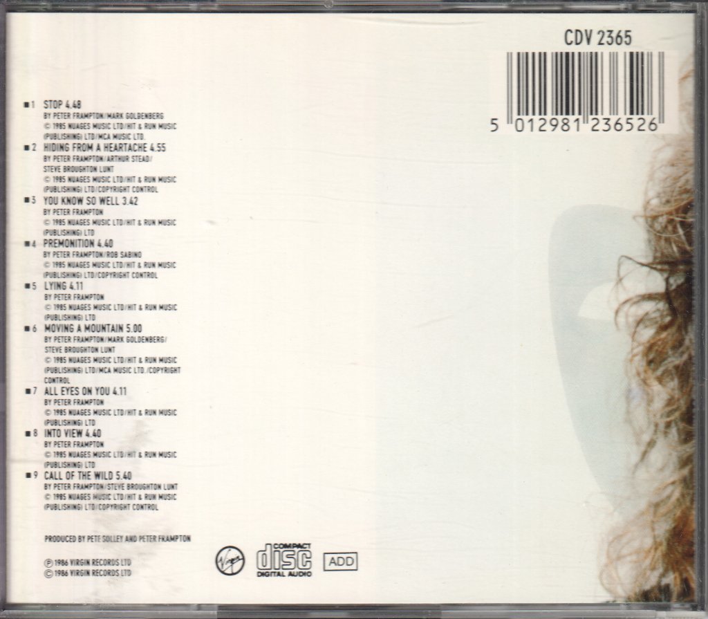 Peter Frampton - Premonition - Cd