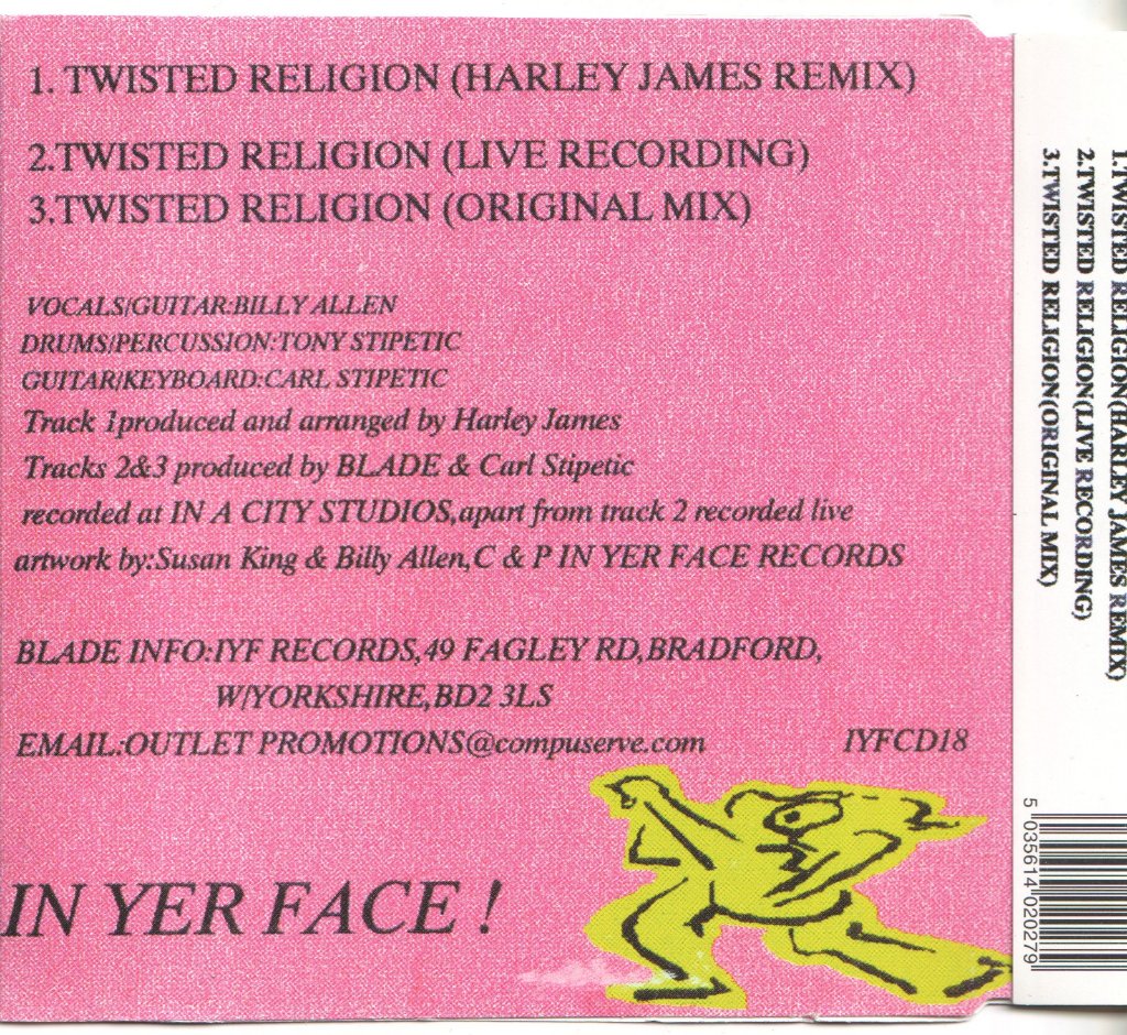 Blade - Twisted Religion - Cd