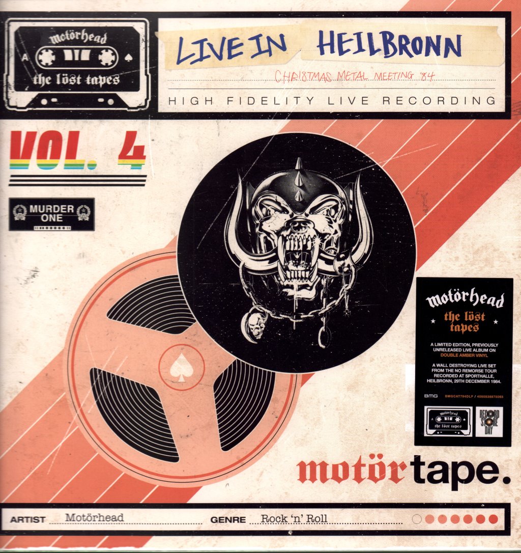 Motorhead - Lost Tapes Vol. 4 (Live At Sporthalle, Heilbronn, 29th December 1984) - Double Lp