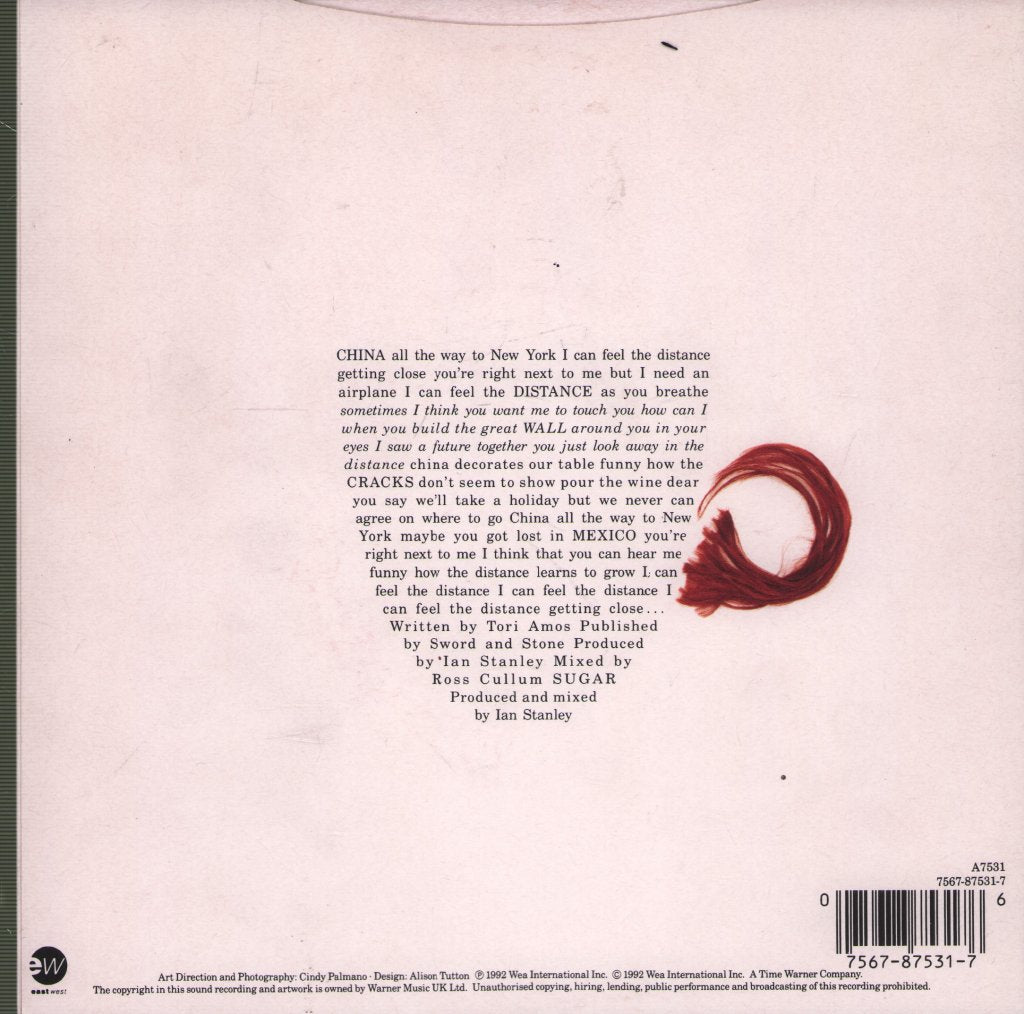 Tori Amos - China - 7 Inch