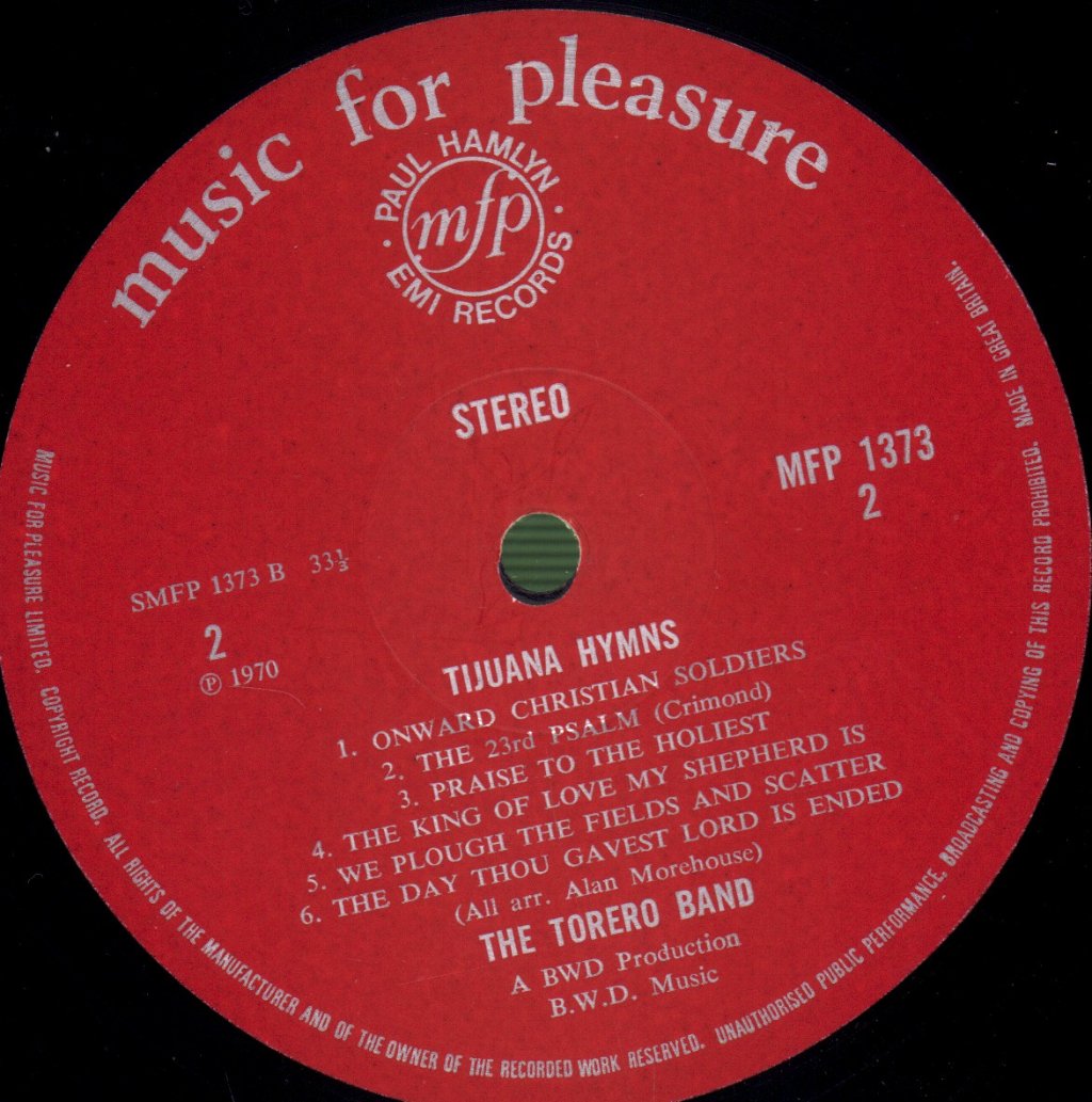 Torero Band - Tijuana Hymns - Lp