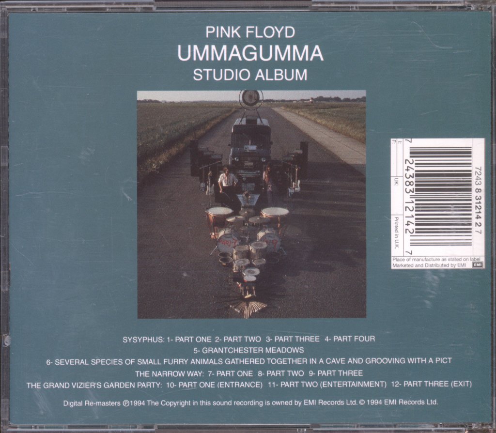 Pink Floyd - Ummagumma - Studio Album - Cd
