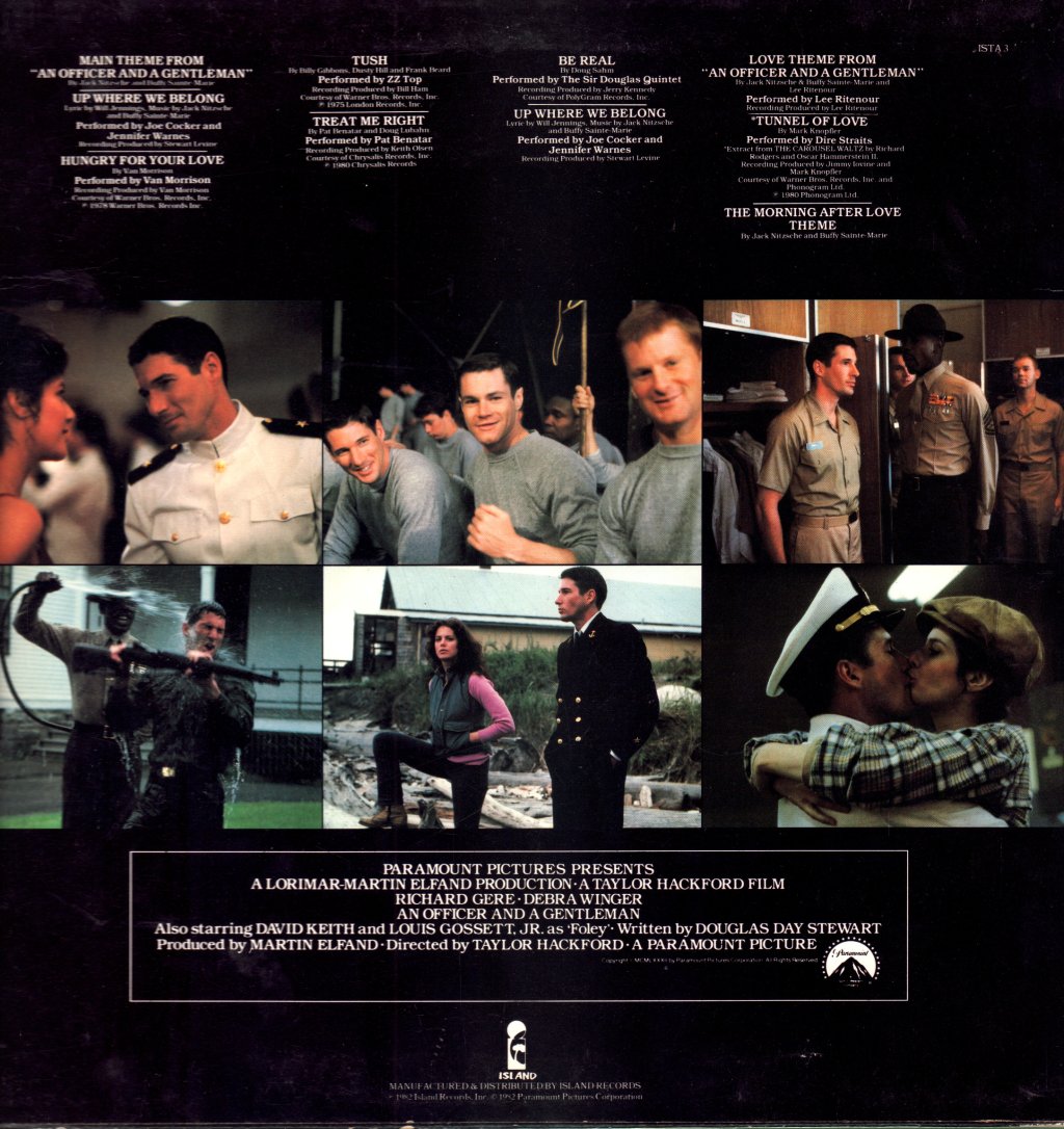 Various Artists - An Officer And A Gentleman (Original Soundtrack) - Lp