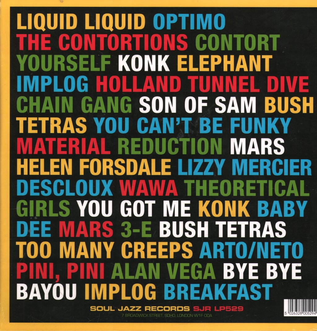 Various Artists - New York Noise: Dance Music From the New York Underground 1978-82 - Double Lp