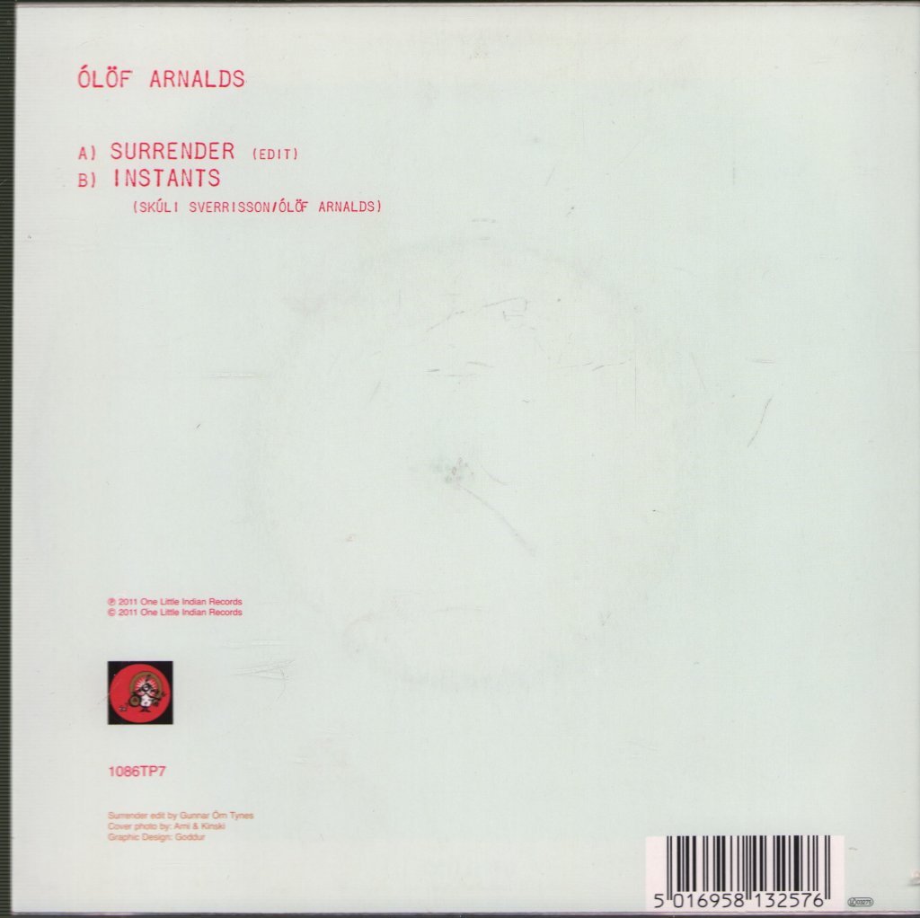 Ólöf Arnalds Surrender múm 12 Tónar 7” Ólöf Arnalds - Surrender - 7 Inch – Vinyl Tap