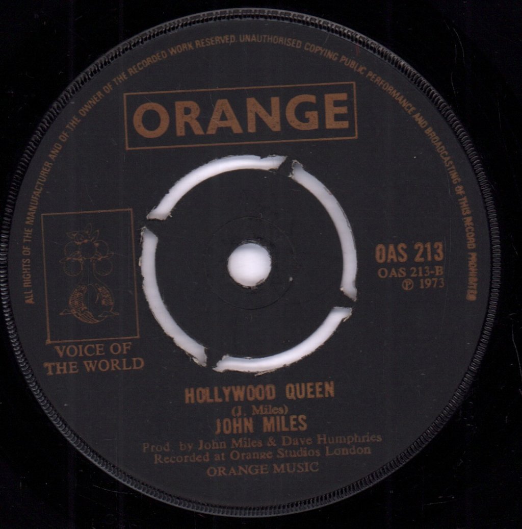 John Miles - One Minute Every Hour - 7 Inch