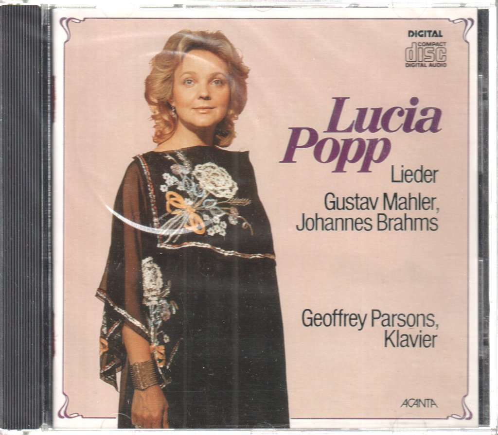 Lucia Popp - Mahler, Brahms - Lieder - Cd