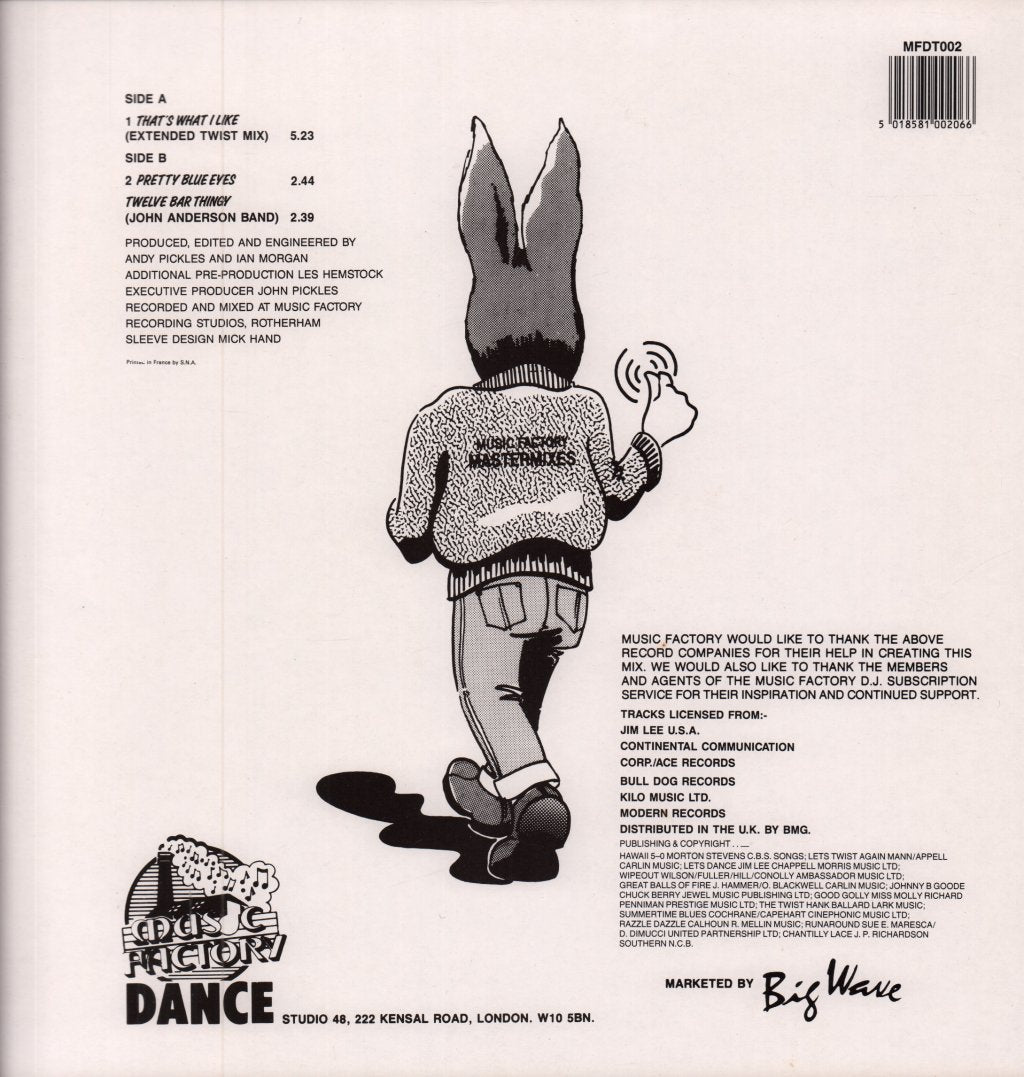 Jive Bunny - That's What I Like - 12 Inch