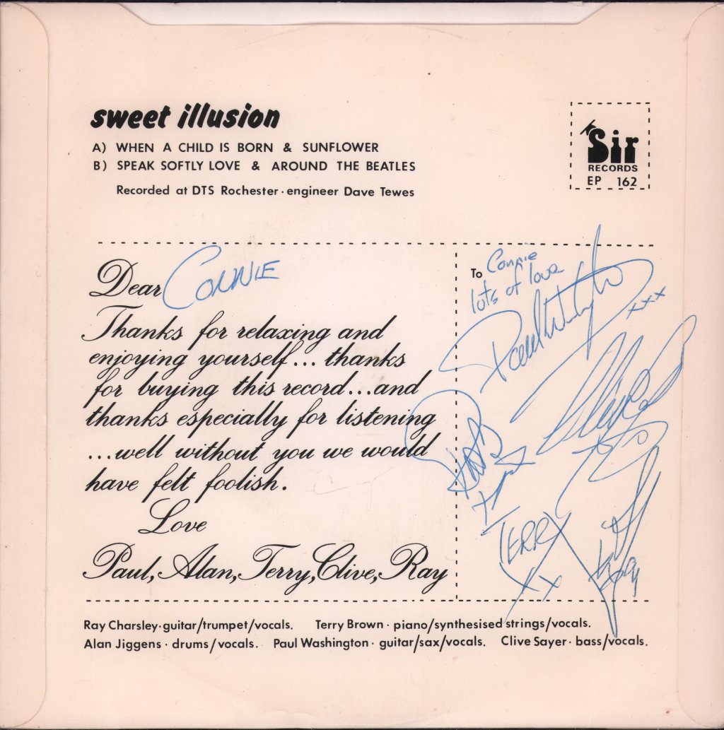 Sweet Illusion - When A Child Is Born - 7 Inch