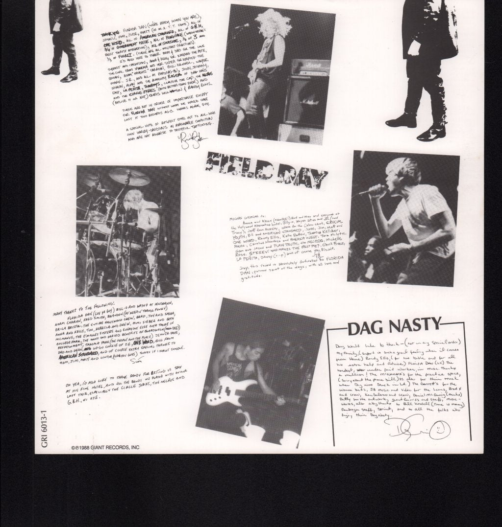 Dag Nasty - Field Day - Lp