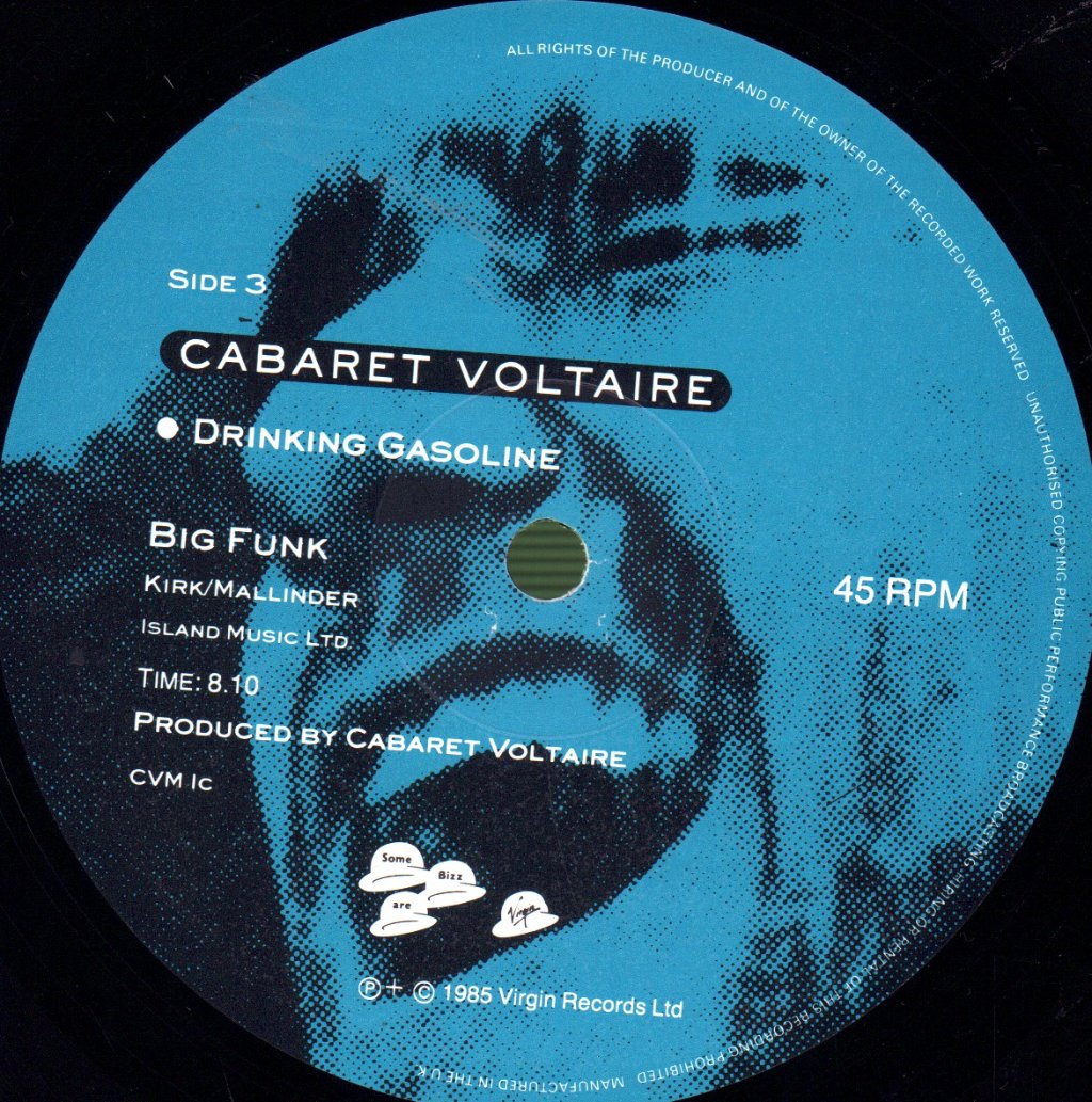 Cabaret Voltaire - Drinking Gasoline - Double 12 Inch