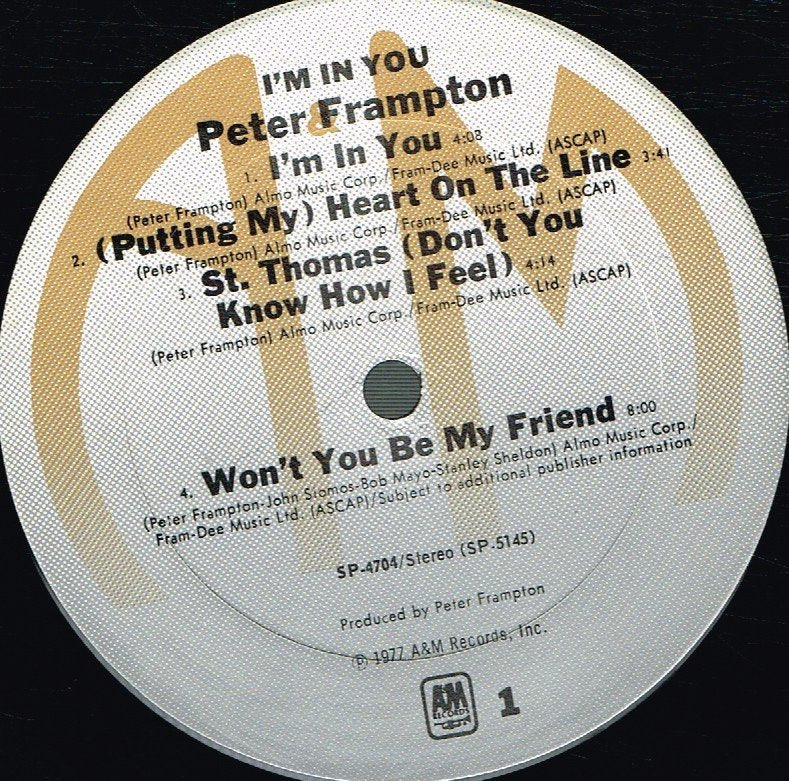Peter Frampton - I'm In You - Lp