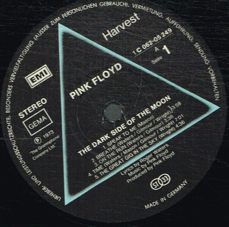 Pink Floyd - Dark Side Of The Moon - Lp