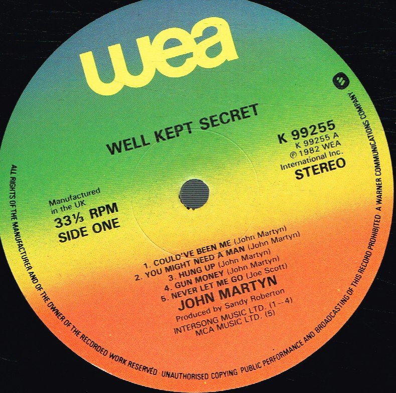 John Martyn - Well Kept Secret - Lp
