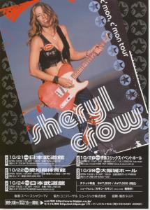 Sheryl Crow - C'mon C'mon Tour - Flyer