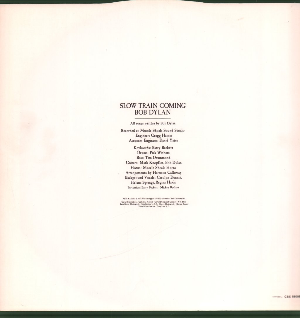 Bob Dylan - Slow Train Coming - Lp