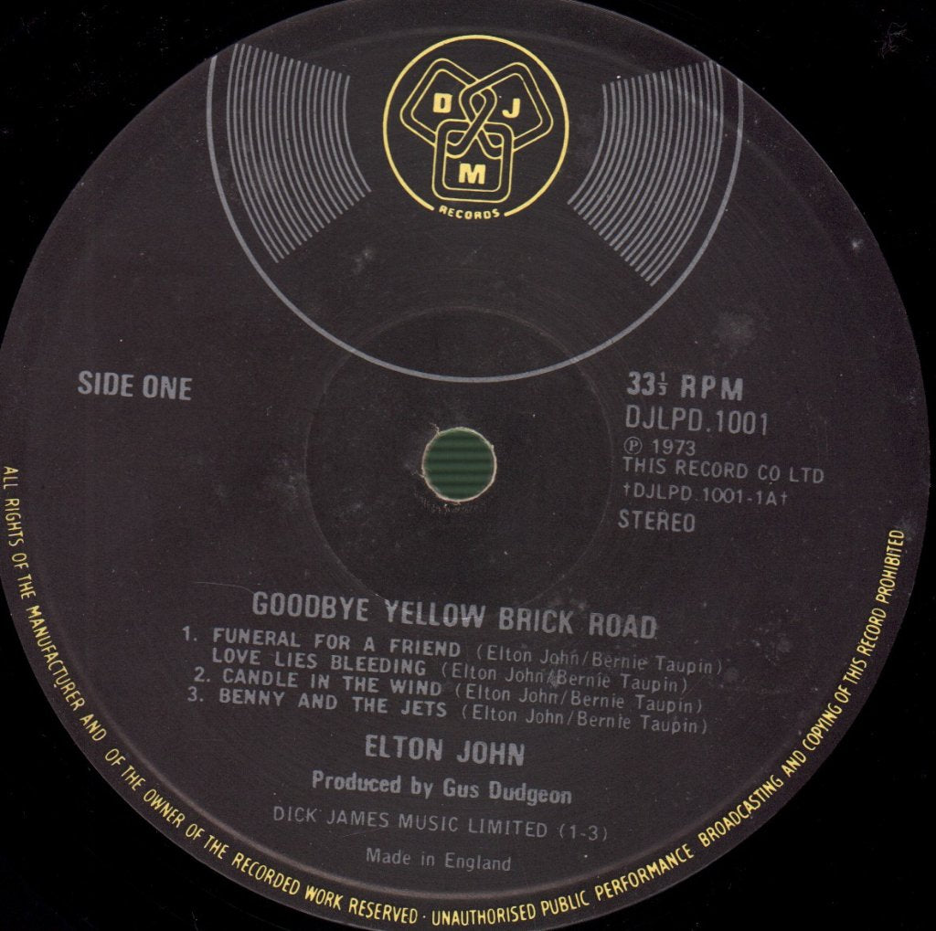 Elton John - Goodbye Yellow Brick Road - Double Lp