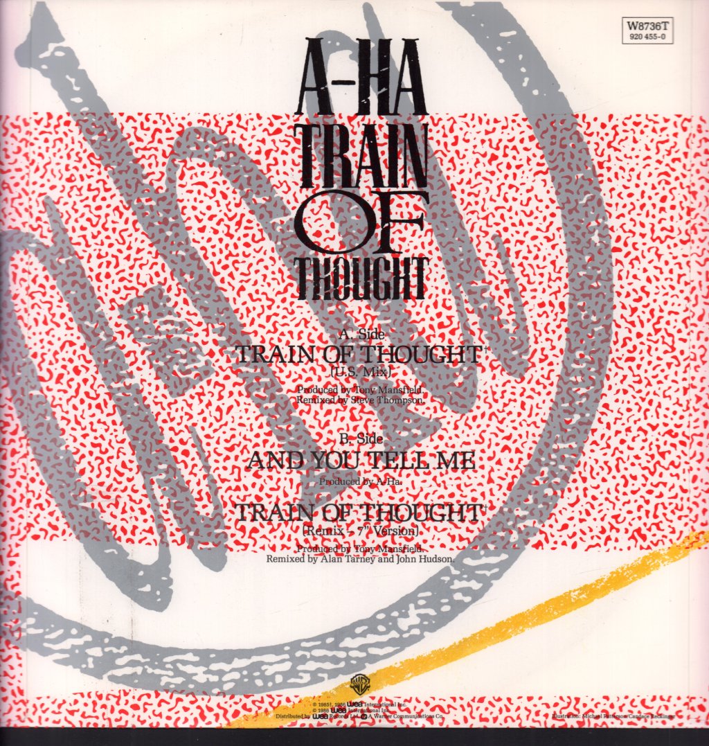 A-Ha - Train Of Thought - 12 Inch