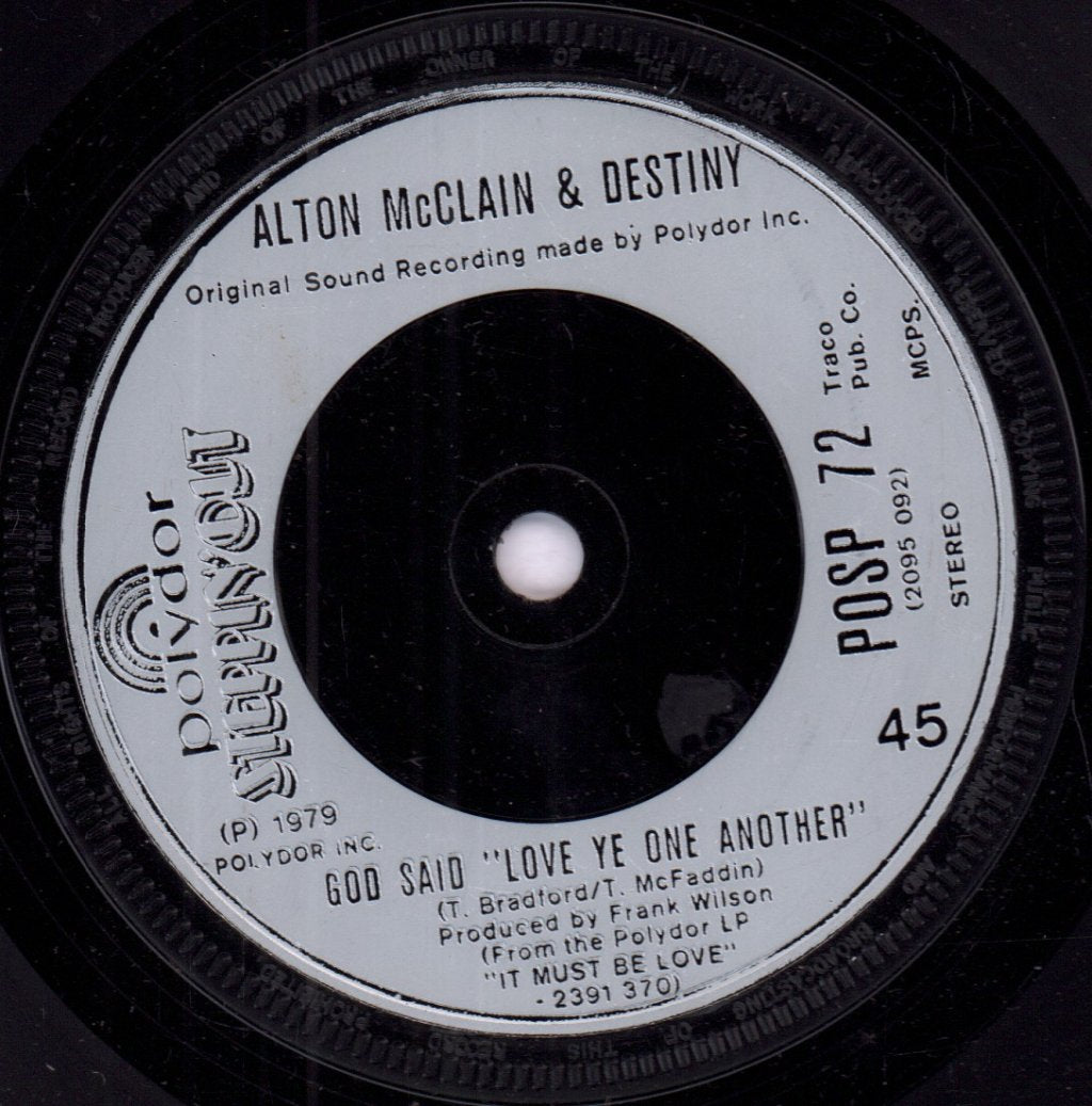 Alton Mcclain And Destiny - Crazy Love - 7 Inch