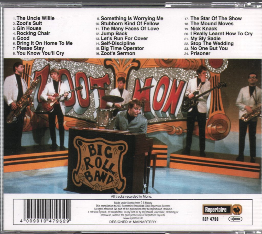 Zoot Money's Big Roll Band - As & Bs Scrap Book - Cd