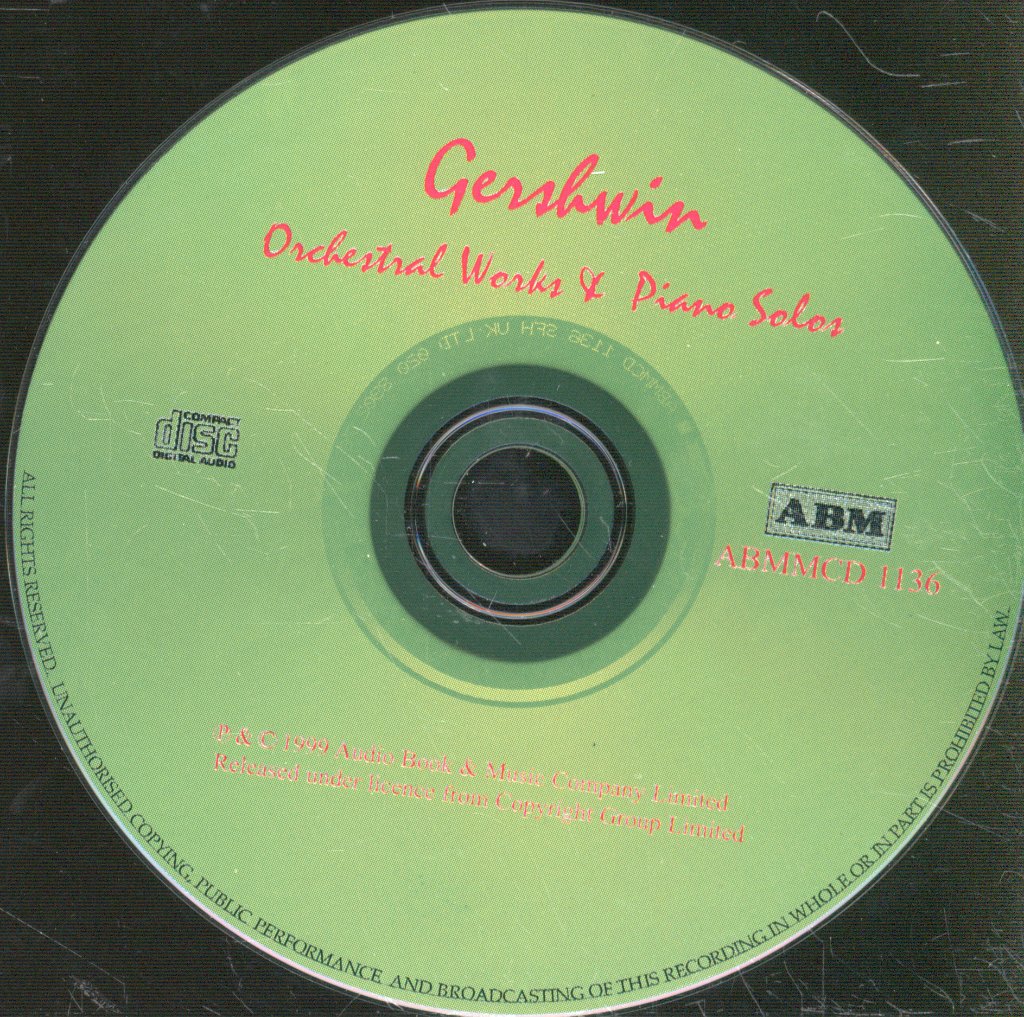George Gershwin - Orchestral Works and Piano Solos - Cd