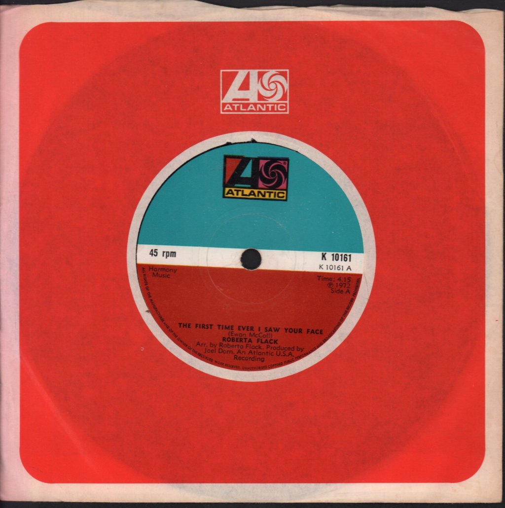 Roberta Flack - First Time Ever I Saw Your Face - 7 Inch