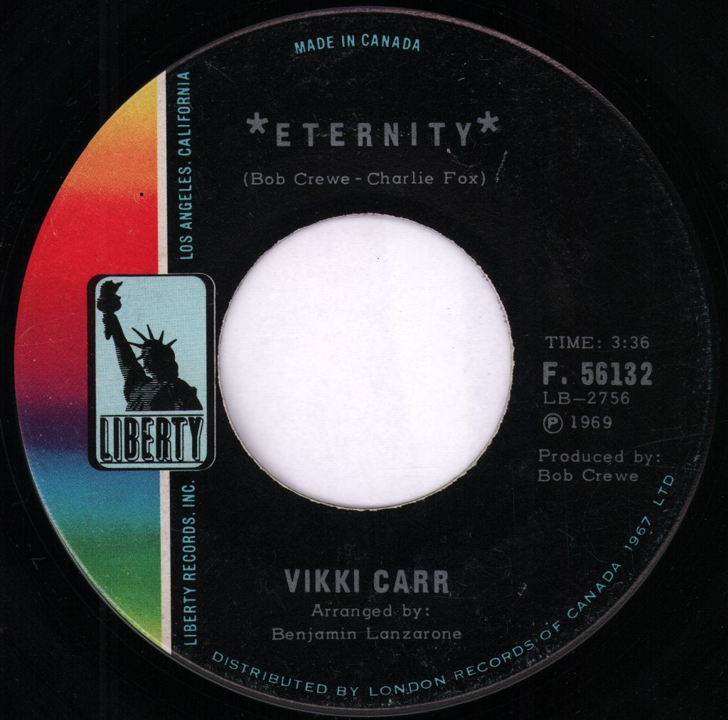 Vikki Carr - Eternity / I Will Wait For Love - 7 Inch