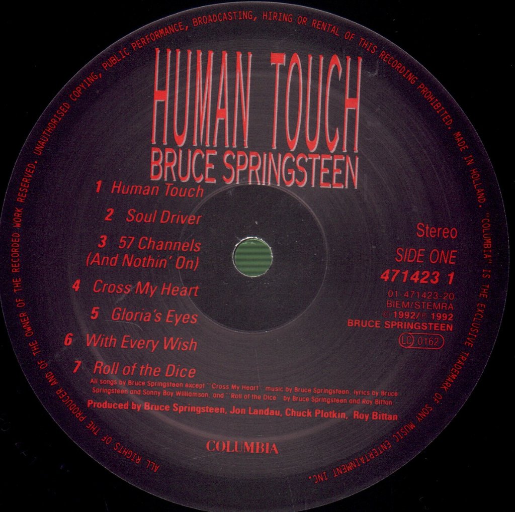 Bruce Springsteen - Human Touch - Lp