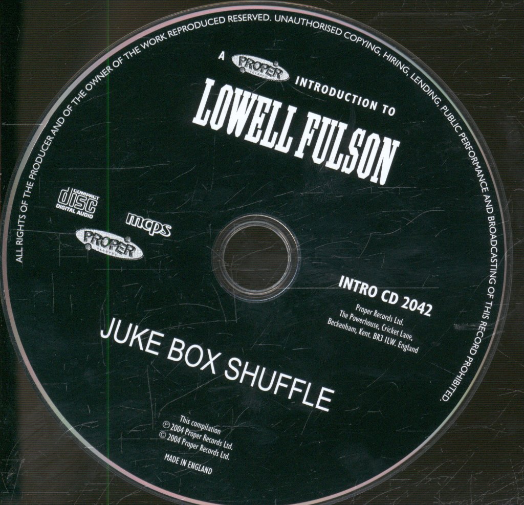 Lowell Fulson - A Proper Introduction To Lowell Fulson - Juke Box Shuffle - Cd