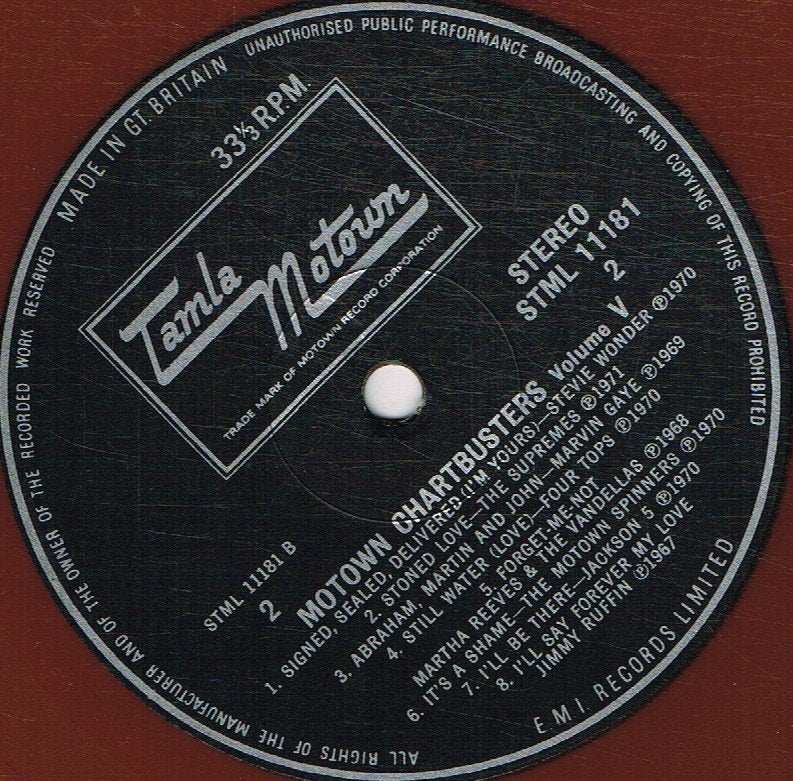 Various Artists - Motown Chartbusters Vol 5 - Lp