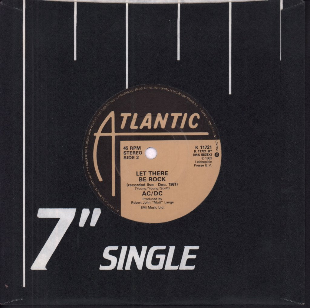 AC/DC - For Those About To Rock (We Salute You) - 7 Inch