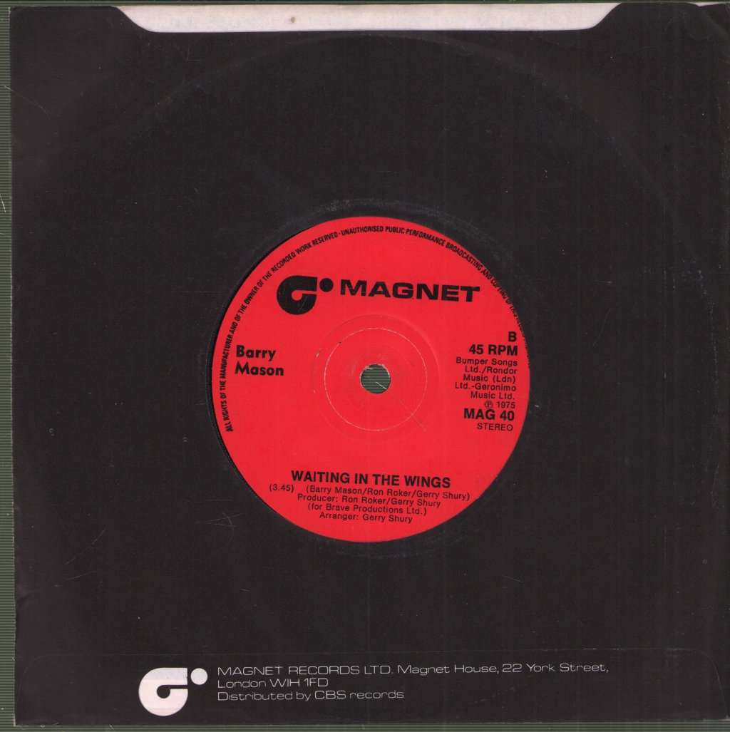 Barry Mason - Without You - 7 Inch
