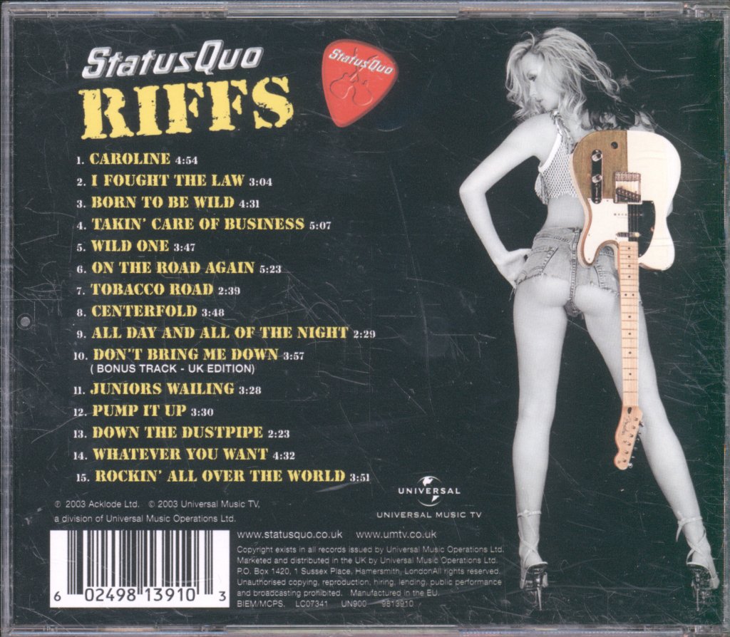 Status Quo - Riffs - Cd