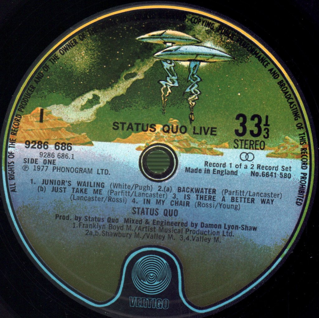 Status Quo - Live - Double Lp
