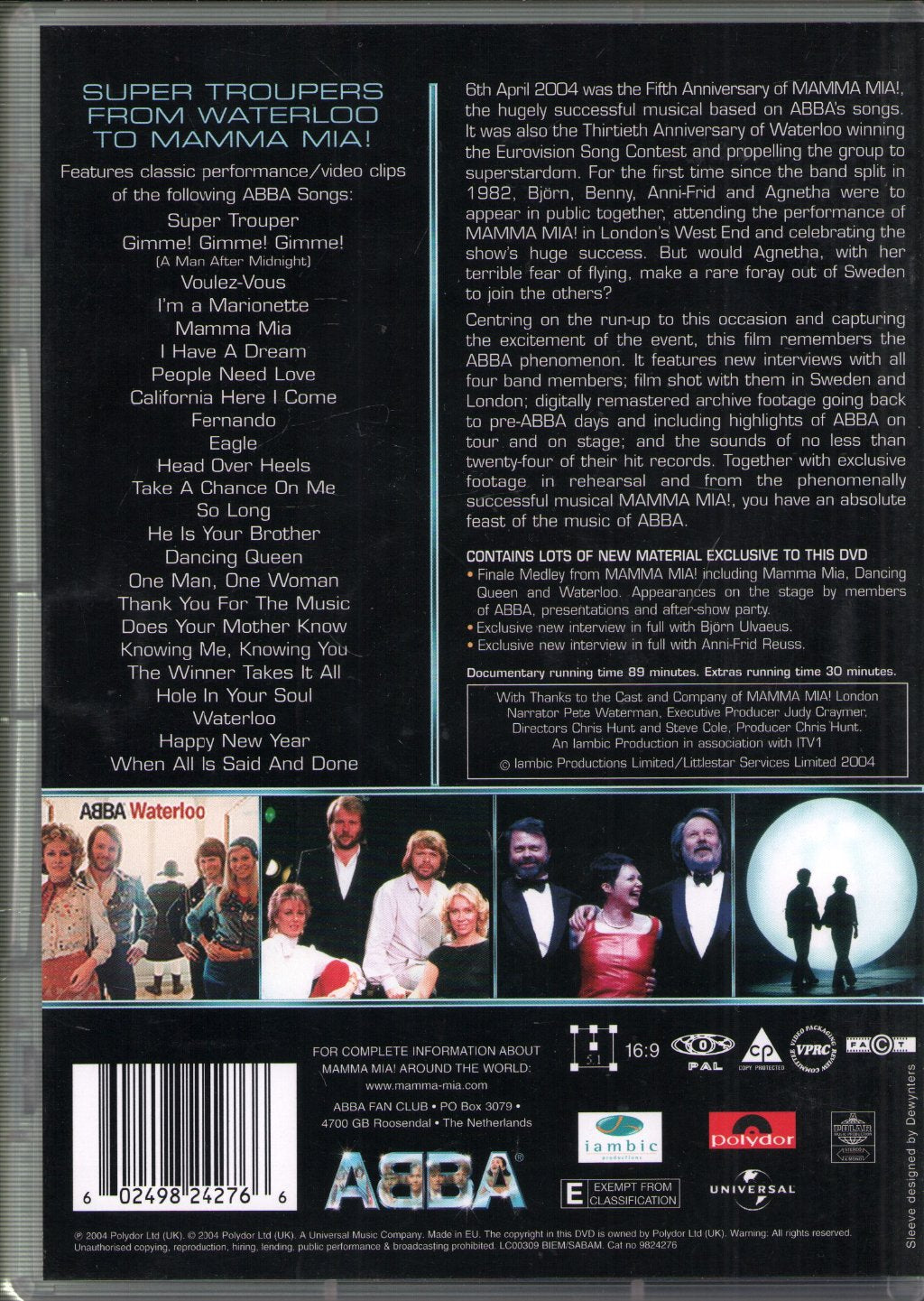 ABBA - 16 Hits - Dvd