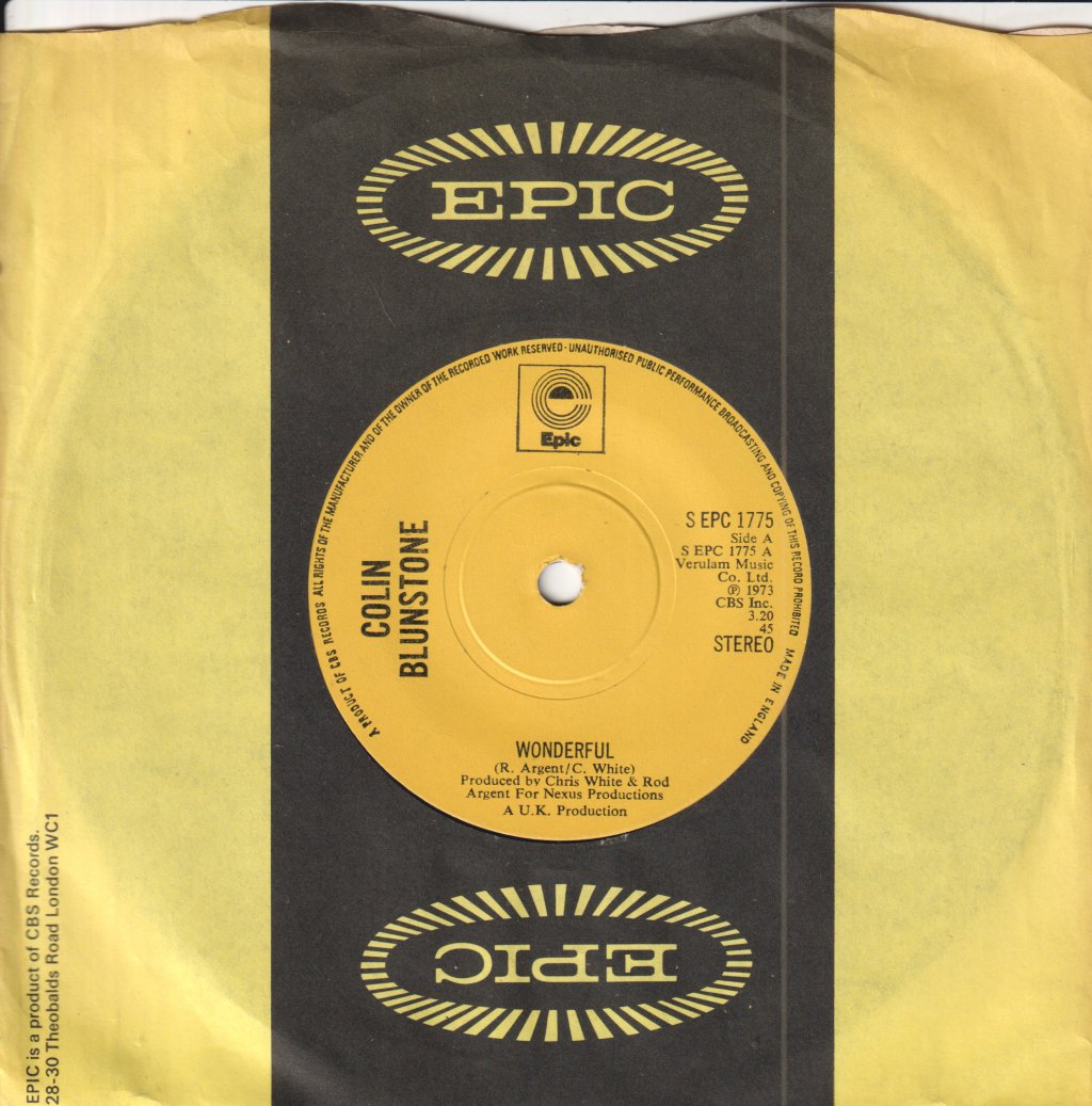 Colin Blunstone - Wonderful - 7 Inch