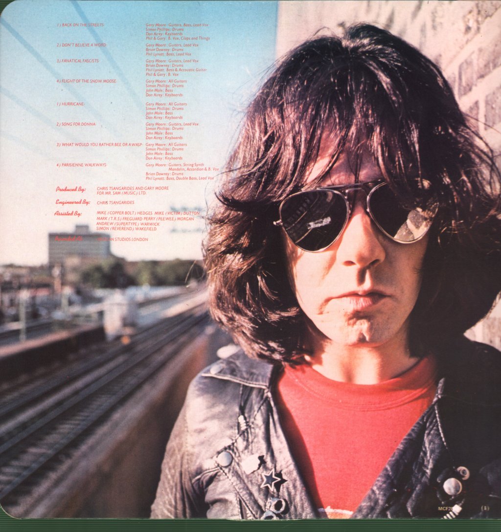 Gary Moore - Back On The Streets - Lp