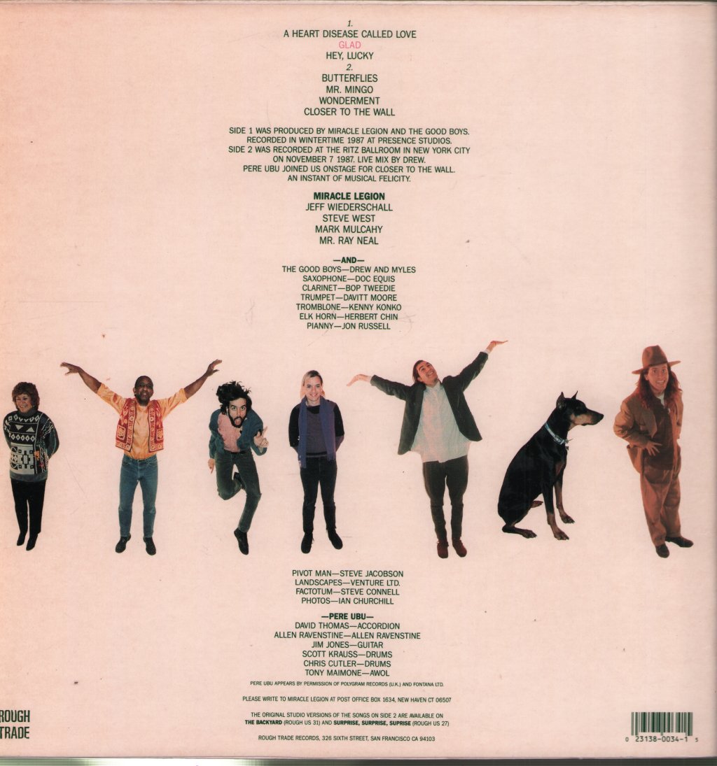 Miracle Legion - Glad - Lp