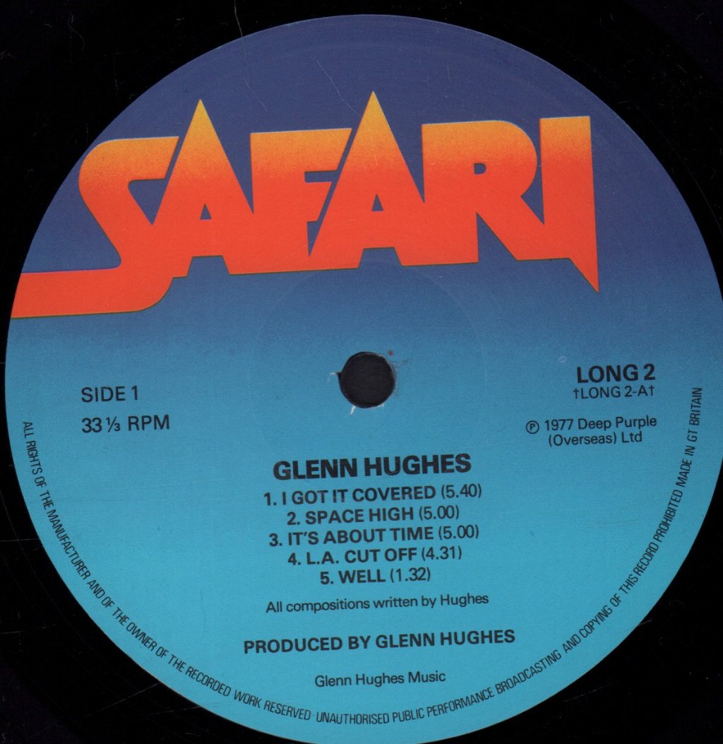 Glenn Hughes - Play Me Out - Lp