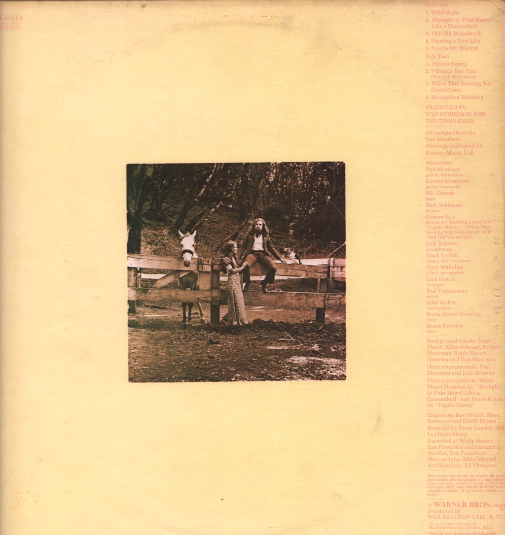 Van Morrison - Tupelo Honey - Lp