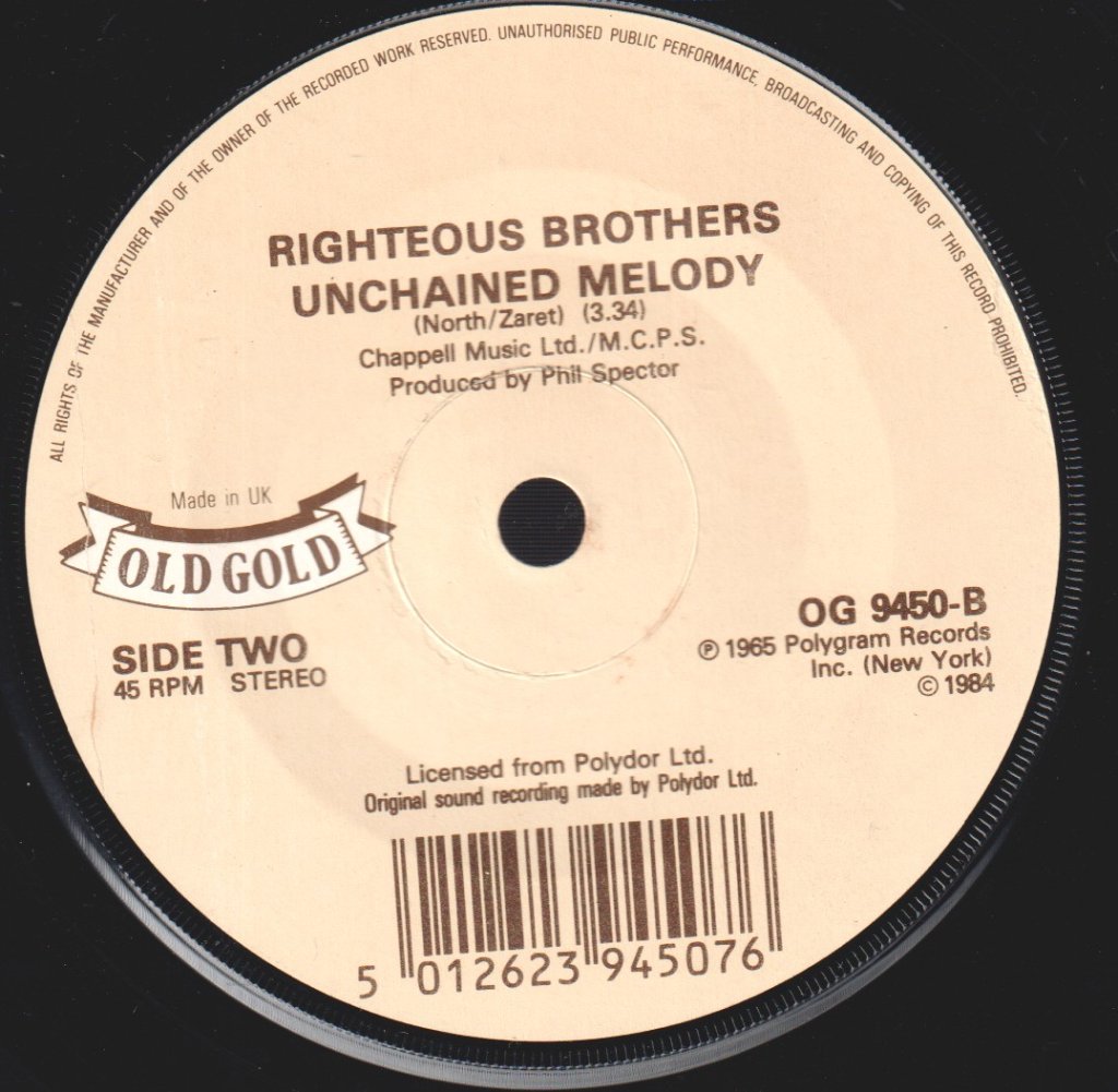 Righteous Brothers - You've Lost That Lovin' Feeling - 7 Inch