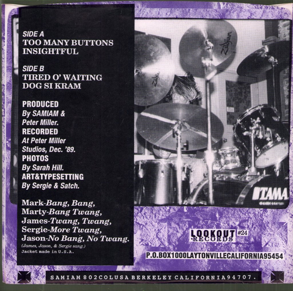 Samiam - I Am - 7 Inch
