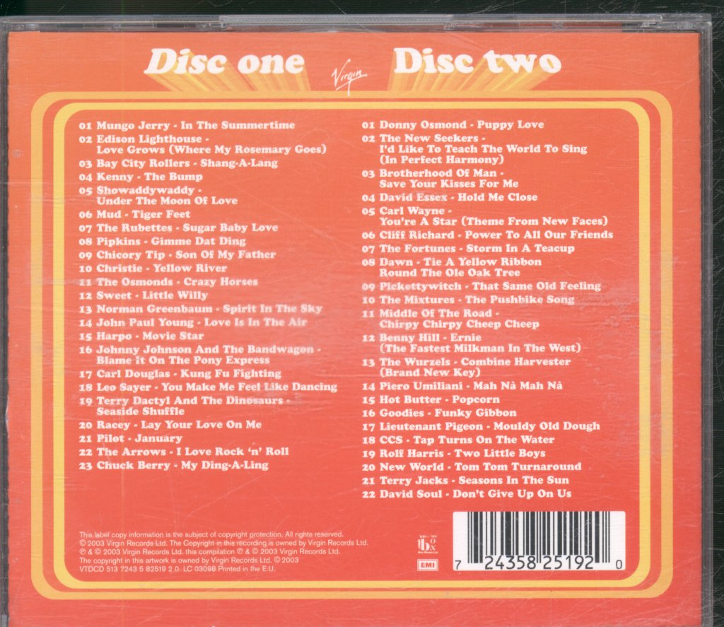 Various Artists - Super 70's - Double Cd