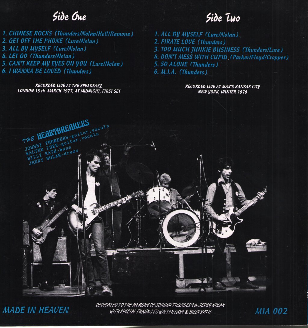 Heartbreakers - Pirate Love - Lp
